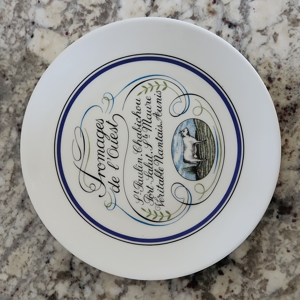 Porcelain d'Auteuil Plates (6 in set)